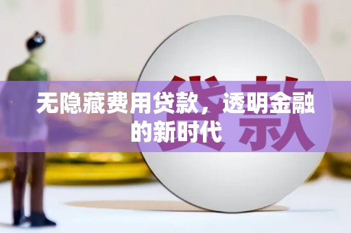 汉阳无隐藏费用贷款，透明金融的新时代