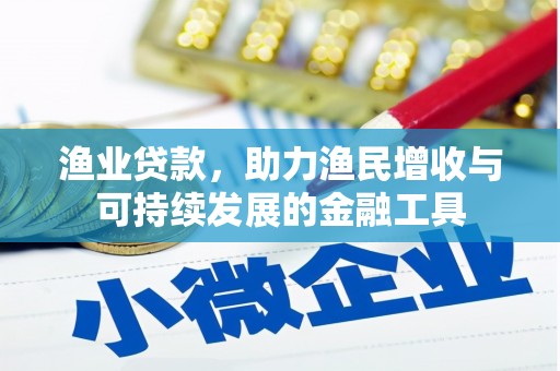 汉阳渔业贷款，助力渔民增收与可持续发展的金融工具