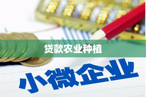 汉阳贷款农业种植