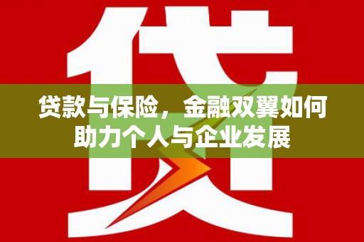 汉阳贷款与保险，金融双翼如何助力个人与企业发展