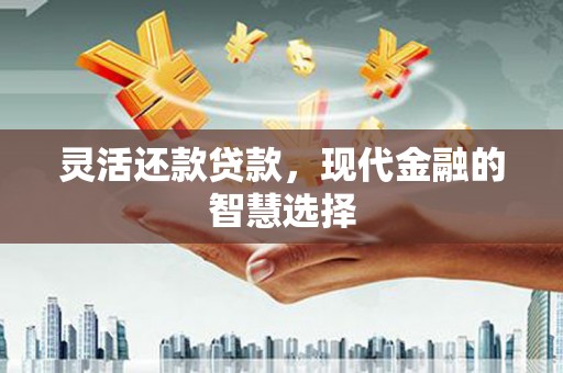 汉阳灵活还款贷款，现代金融的智慧选择