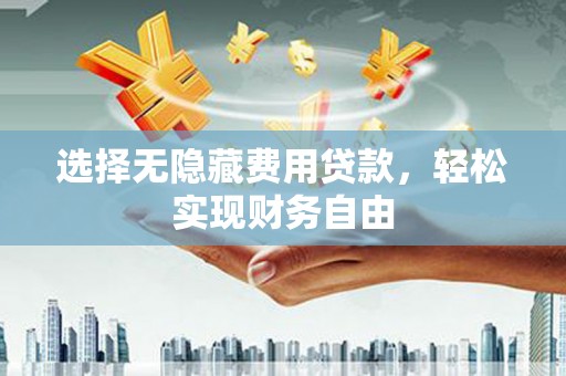 汉阳选择无隐藏费用贷款，轻松实现财务自由