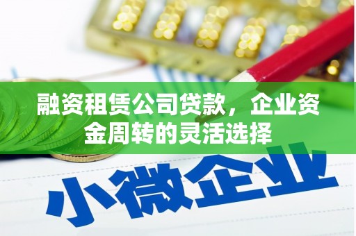 汉阳融资租赁公司贷款，企业资金周转的灵活选择