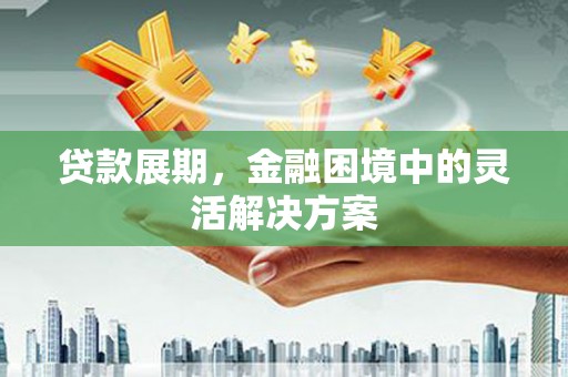 汉阳贷款展期，金融困境中的灵活解决方案
