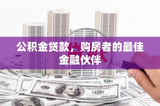 汉阳公积金贷款，购房者的最佳金融伙伴