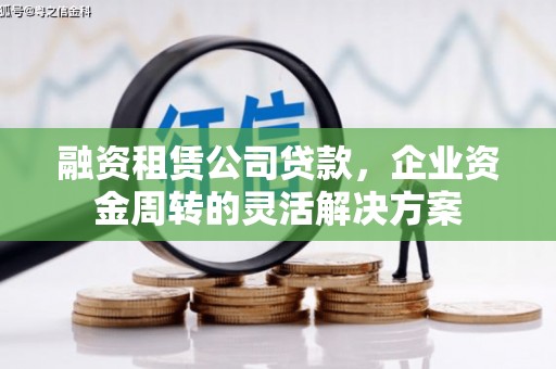 汉阳融资租赁公司贷款，企业资金周转的灵活解决方案