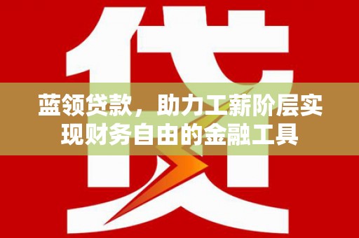 汉阳蓝领贷款，助力工薪阶层实现财务自由的金融工具
