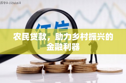 汉阳农民贷款，助力乡村振兴的金融利器