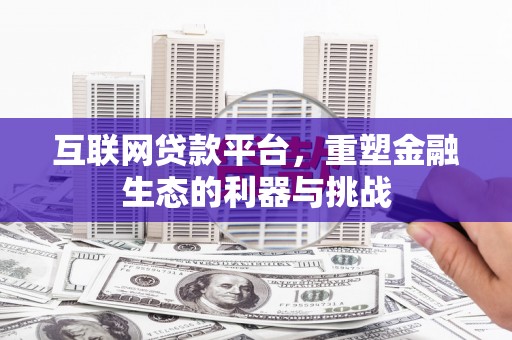 汉阳互联网贷款平台，重塑金融生态的利器与挑战