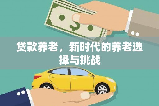 汉阳贷款养老，新时代的养老选择与挑战