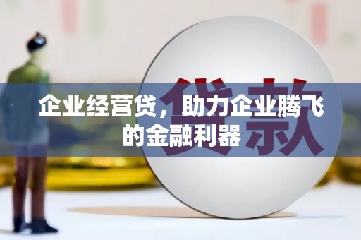 汉阳企业经营贷，助力企业腾飞的金融利器