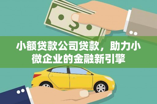 汉阳小额贷款公司贷款，助力小微企业的金融新引擎