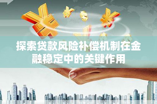 汉阳探索贷款风险补偿机制在金融稳定中的关键作用