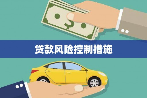 汉阳贷款风险控制措施