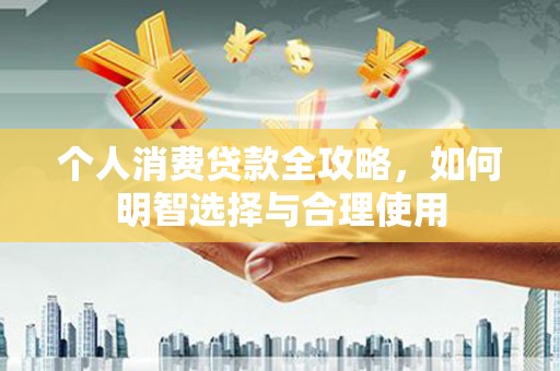 汉阳个人消费贷款全攻略，如何明智选择与合理使用